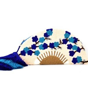 Beautiful boutique brand handmade clutch bag